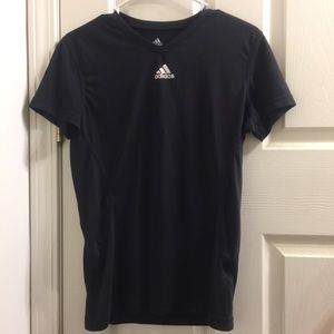 Adidas black athletic shirt